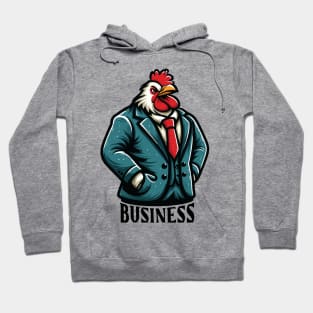 Business Chicken Hoodie